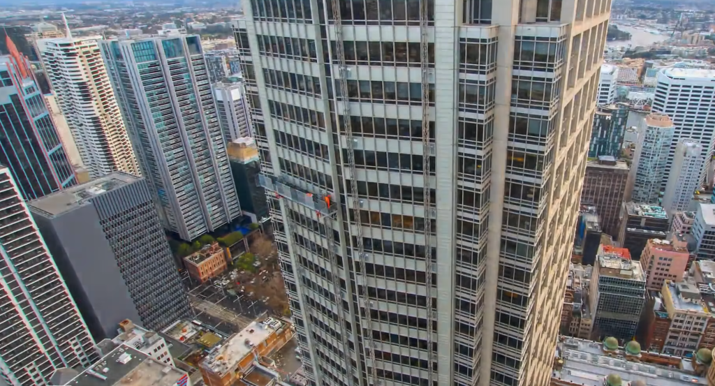 Construction time lapse video showcasing latest cladding upgrade